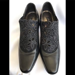 Brighton Women's Leather Low Black Ankle Boots